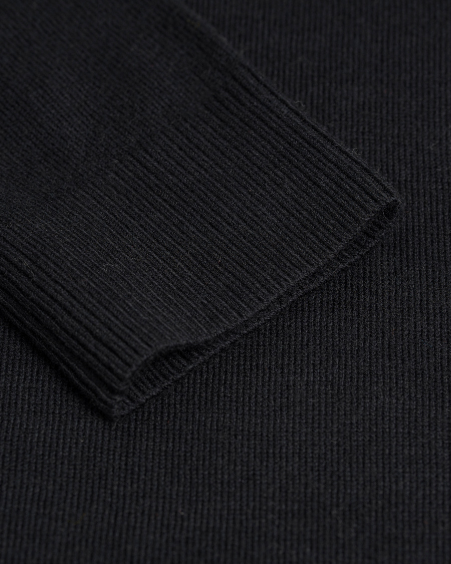 Heren | Truien | Tommy Hilfiger | Pima Cotton Cashmere Roll Neck Black