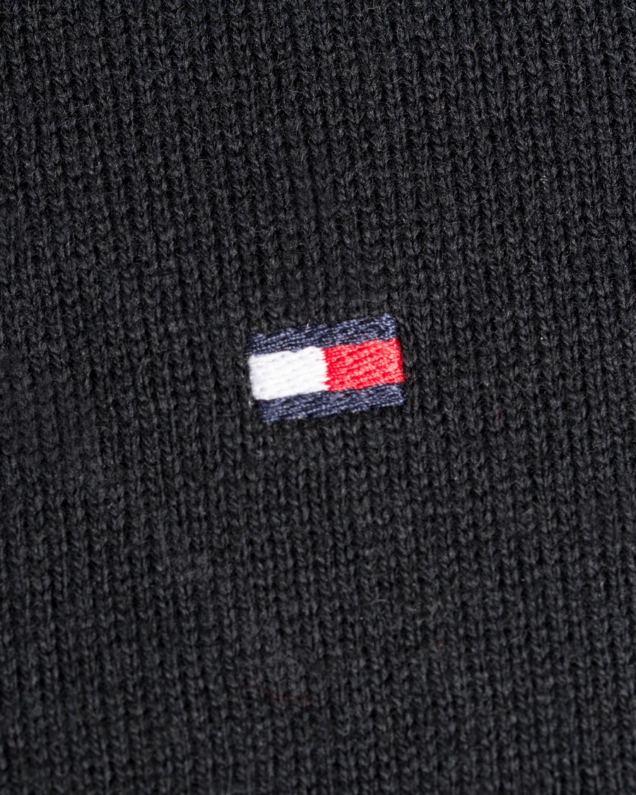 Heren | Truien | Tommy Hilfiger | Pima Cotton Cashmere Roll Neck Black
