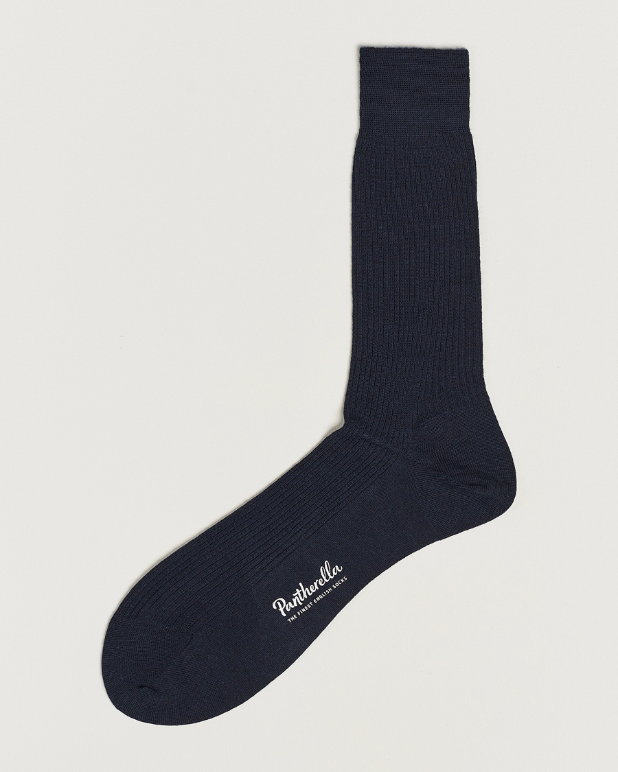 Heren | Ondergoed | Pantherella | Naish Merino/Nylon Sock Navy