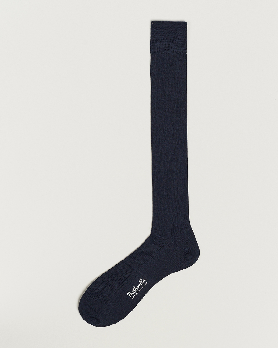 Heren | Ondergoed | Pantherella | Naish Long Merino/Nylon Sock Navy