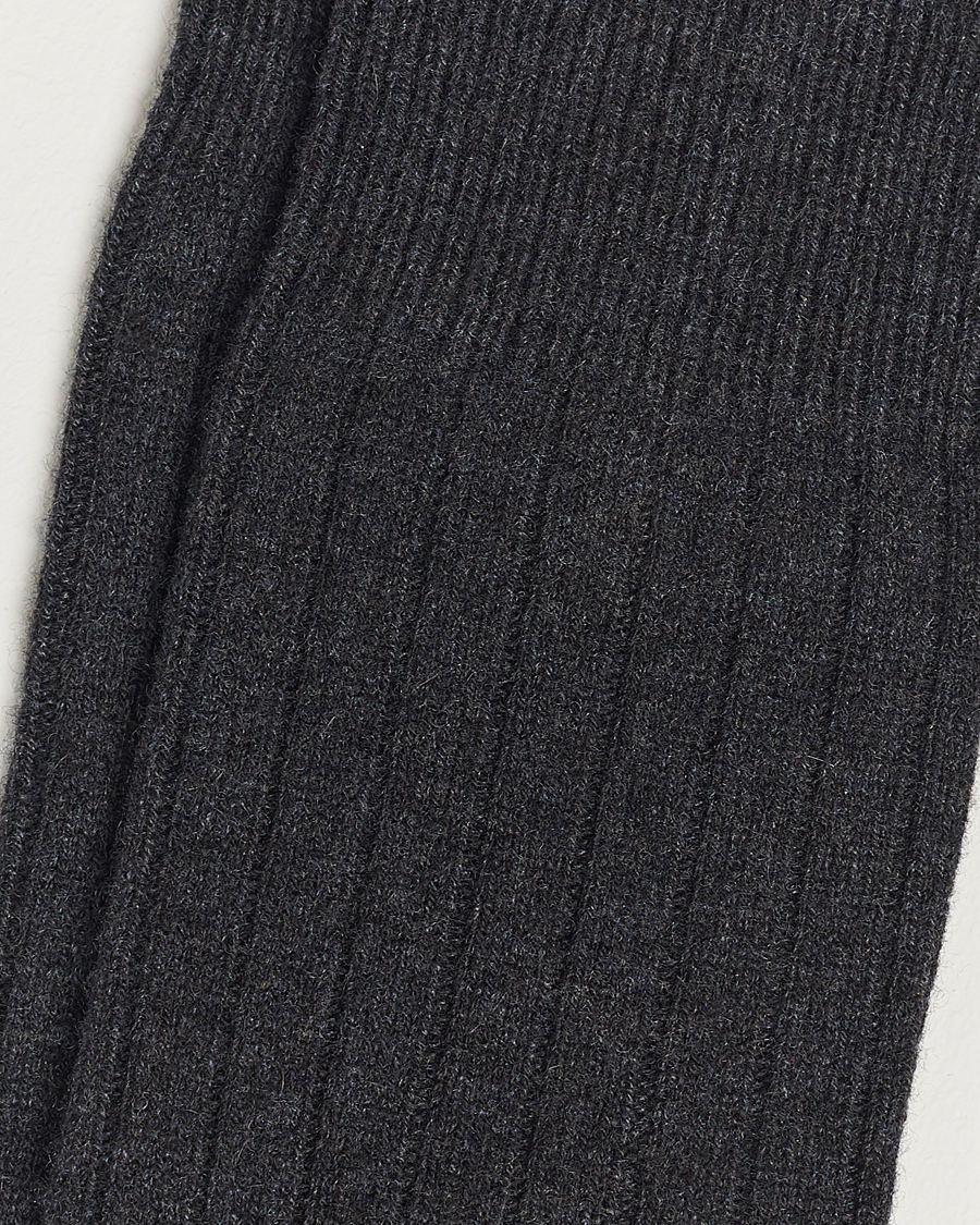 Men |  | Pantherella | Waddington Cashmere Sock Charcoal