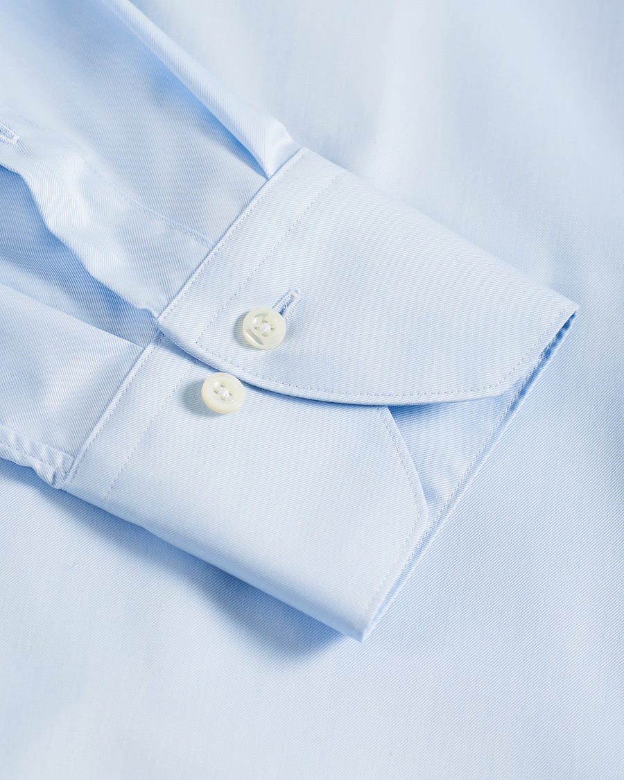 Heren | Overhemden | Stenströms | Superslim Plain Shirt Blue