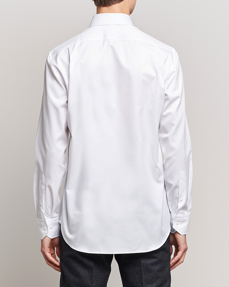 Heren | Overhemden | Stenströms | Fitted Body Shirt White