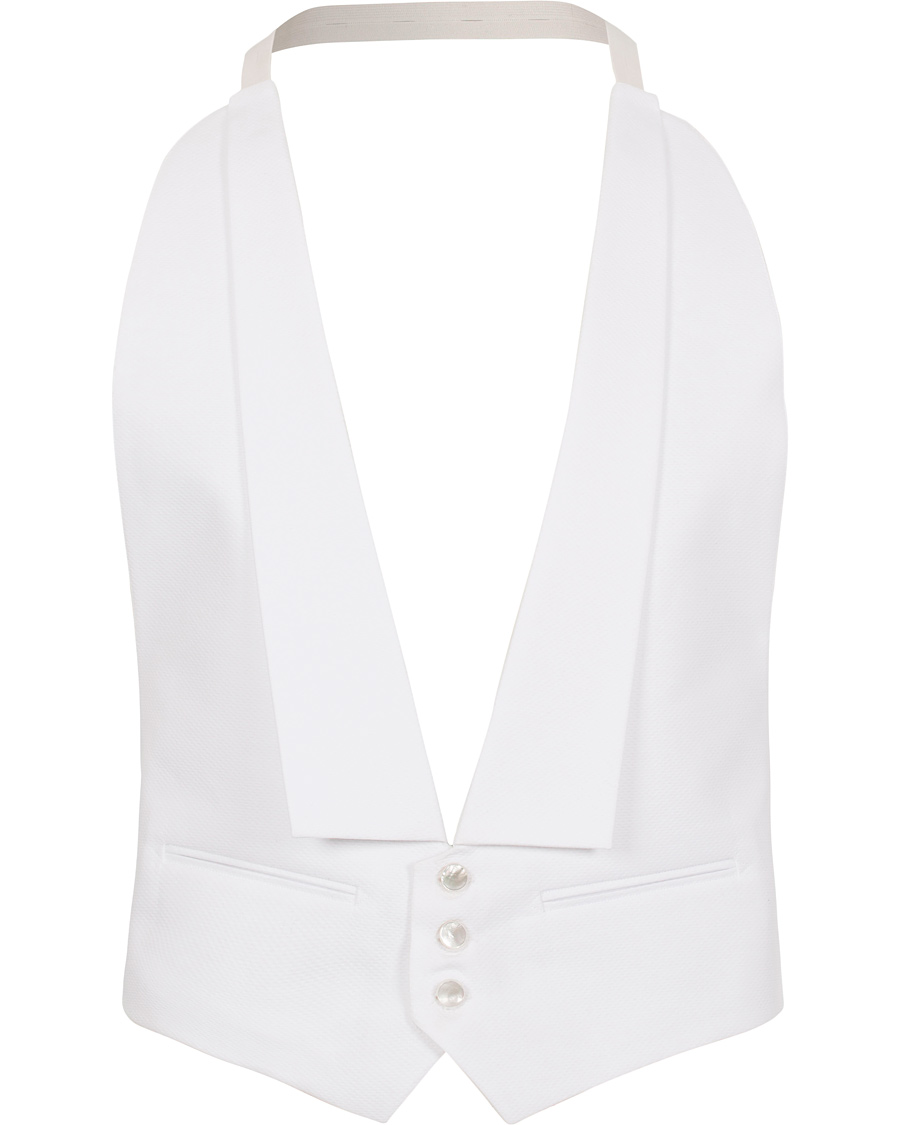 Heren | Blazers | Stenströms | Evening Waistcoat White