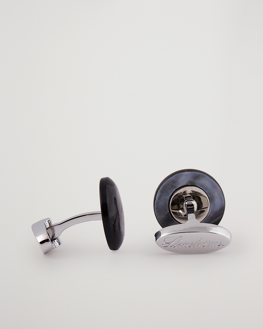 Heren | The Classics of Tomorrow | Stenströms | Mother of Pearl Cufflink Grey