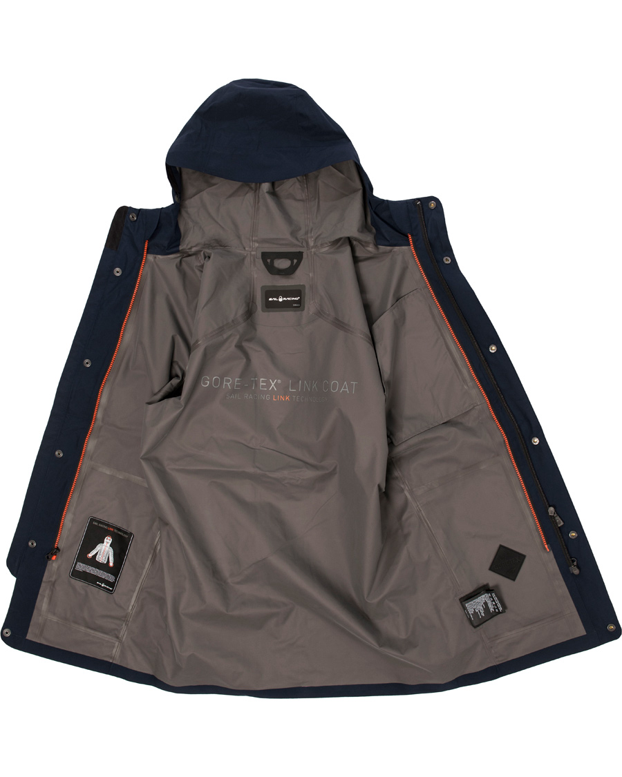 Heren | Jassen | Sail Racing | Gore-Tex Link Coat Navy