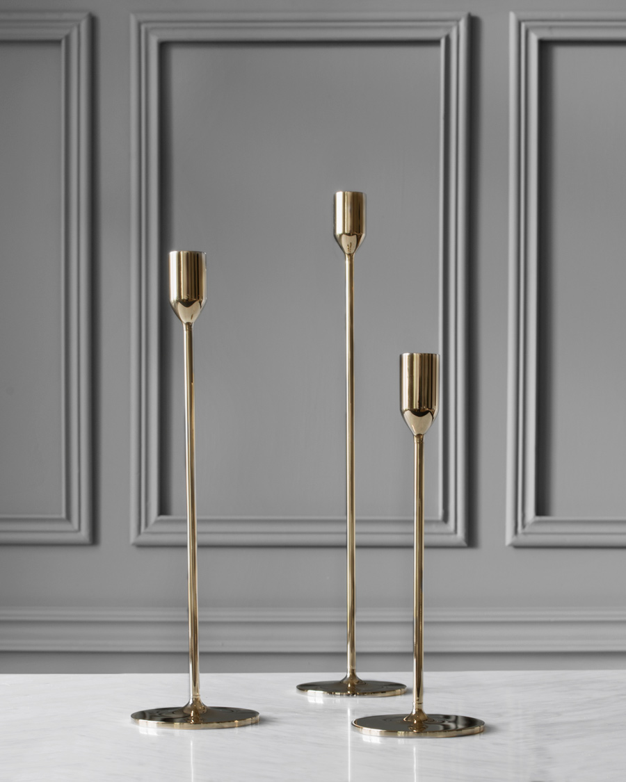 Heren | Skultuna | Skultuna | Nightlight Candlestick Brass