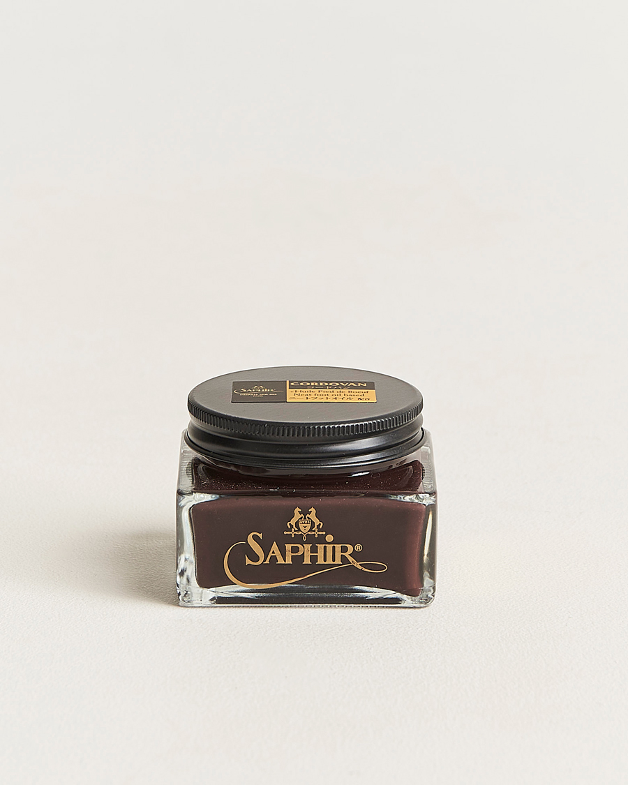 Heren | Schoenverzorging | Saphir Medaille d'Or | Cordovan Creme 75 ml Dark Brown