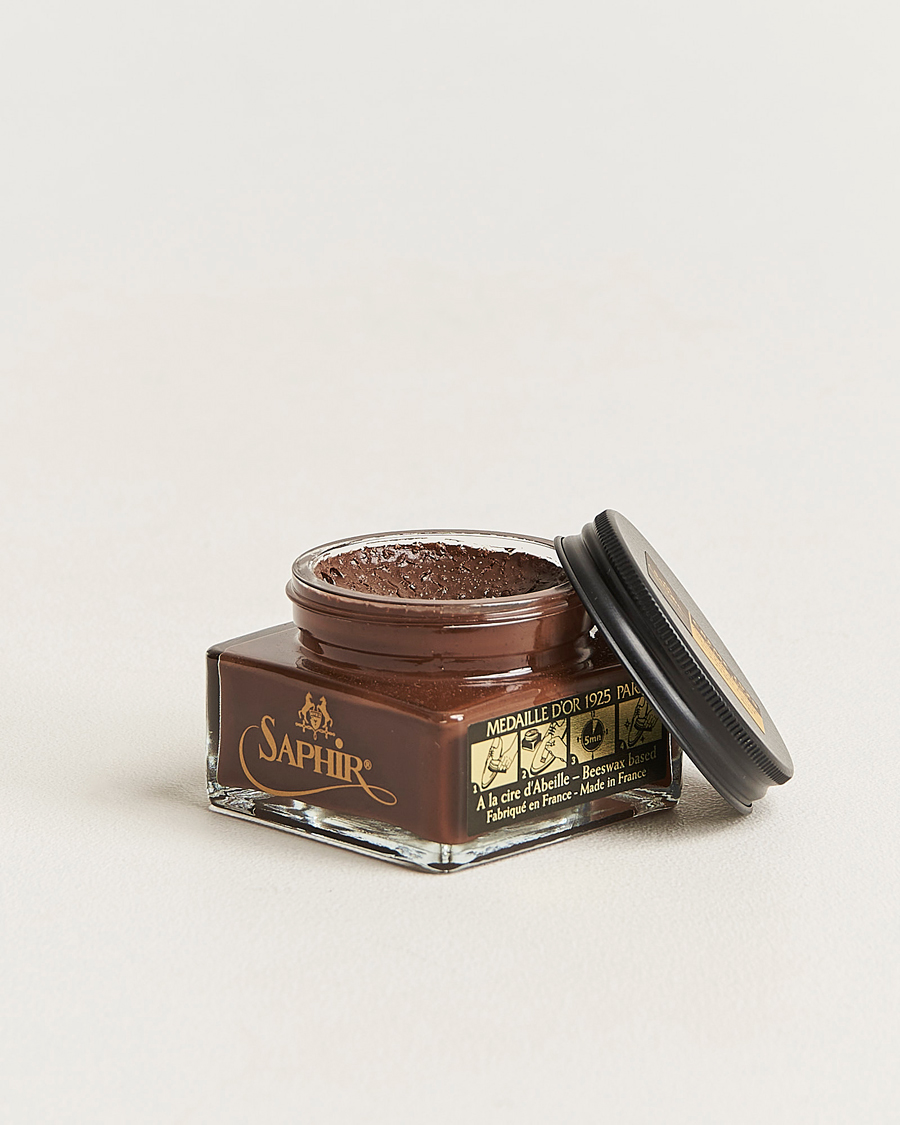 Heren | Schoenverzorging | Saphir Medaille d'Or | Creme Pommadier 1925 75 ml Medium Brown