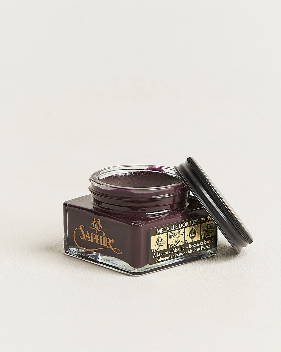 Heren | Schoenverzorging | Saphir Medaille d'Or | Creme Pommadier 1925 75 ml Burgundy