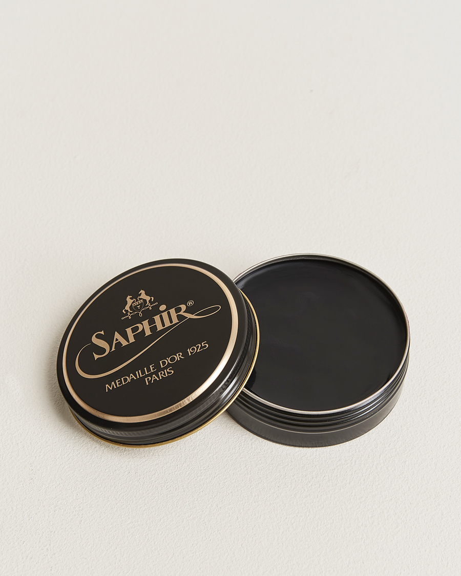 Heren | Schoenverzorgingsproducten | Saphir Medaille d\'Or | Pate De Lux 50 ml Black