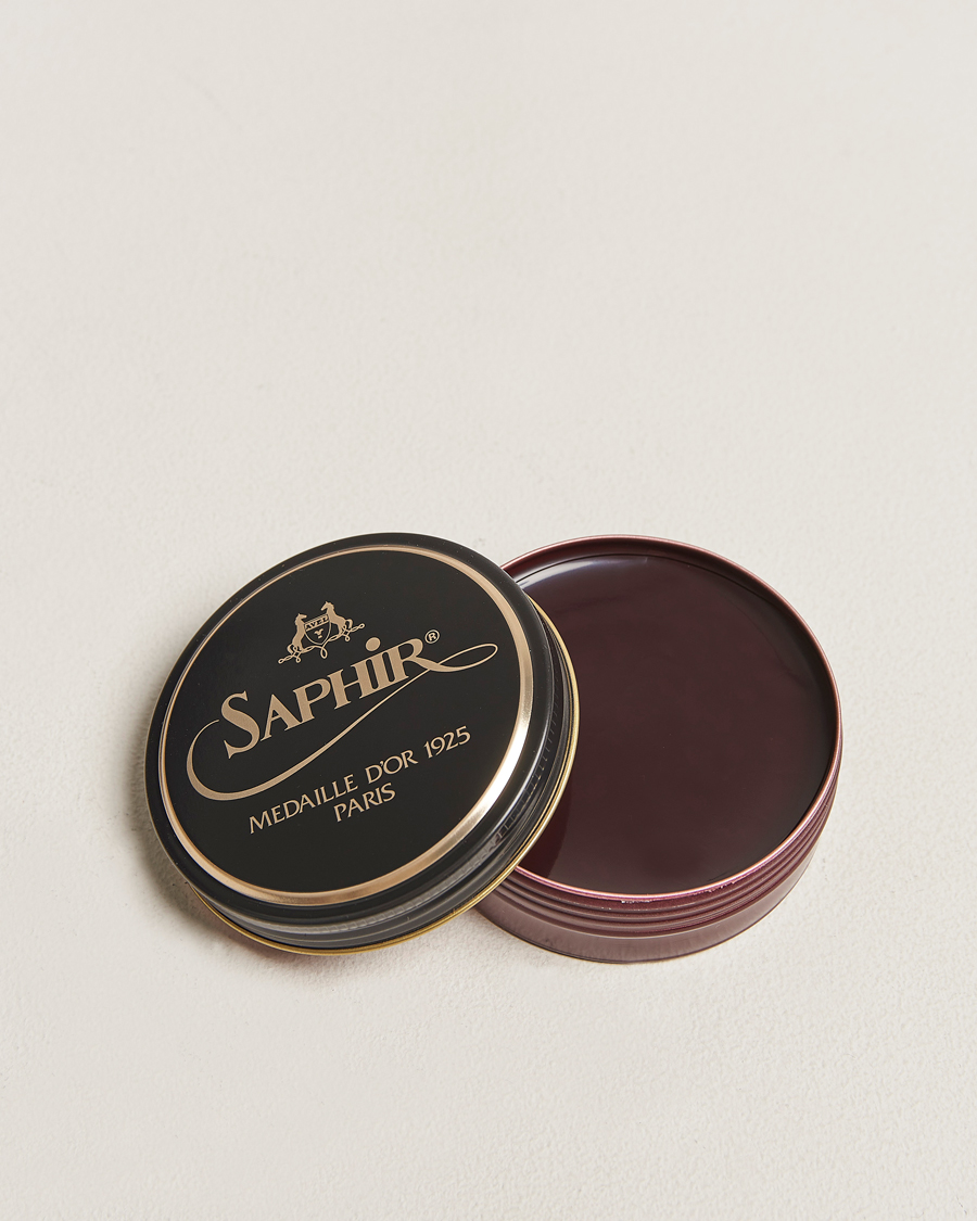 Heren | Schoenverzorgingsproducten | Saphir Medaille d\'Or | Pate De Lux 50 ml Mahogany