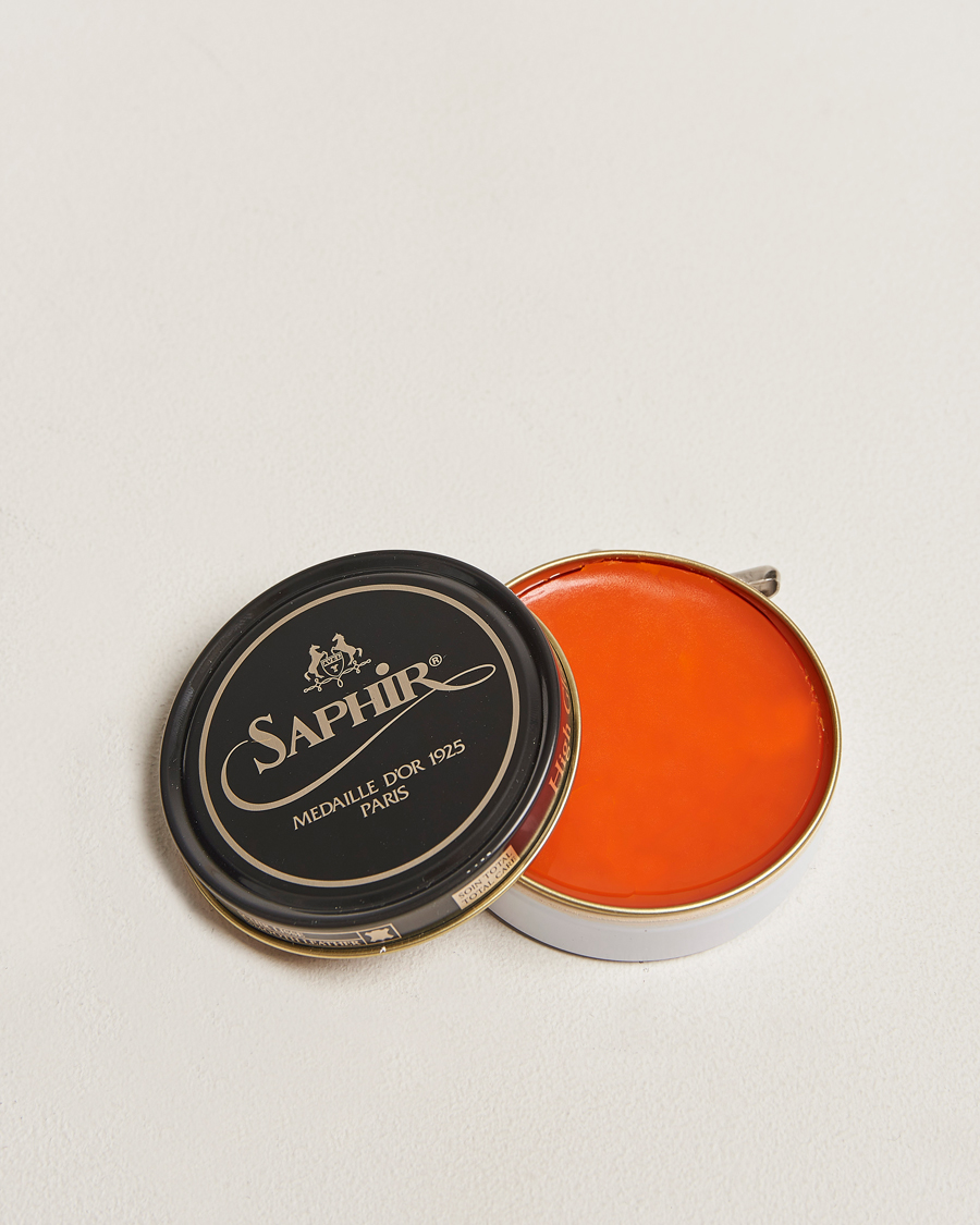 Heren | Schoenverzorgingsproducten | Saphir Medaille d\'Or | Pate De Lux 50 ml Cognac