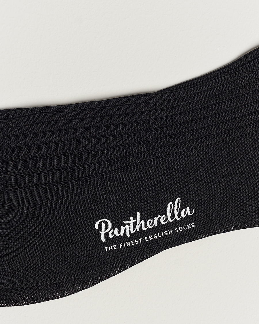 Heren |  | Pantherella | Vale Cotton Socks Black