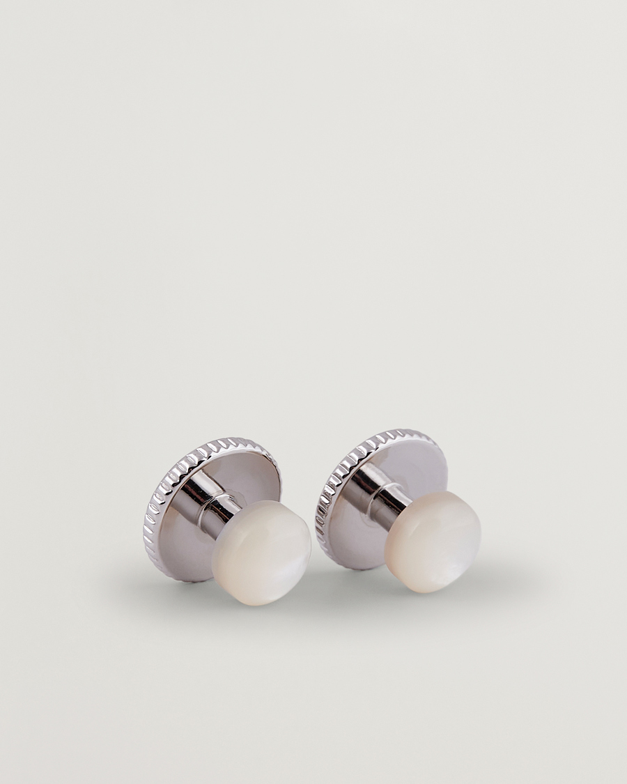 Heren | Accessoires | Stenströms | Shirt Studs White