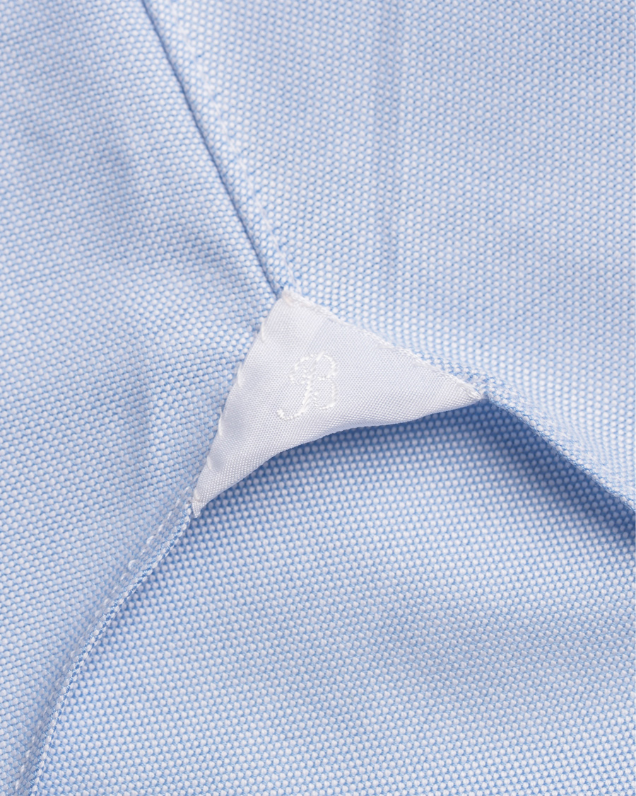 Heren | Overhemden | Barba Napoli | Slim Fit Button Down Oxford Shirt Blue