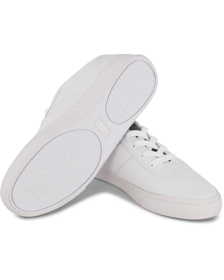 Heren | Polo Ralph Lauren Hanford Sneaker White Canvas | Polo Ralph Lauren | Hanford Sneaker White Canvas