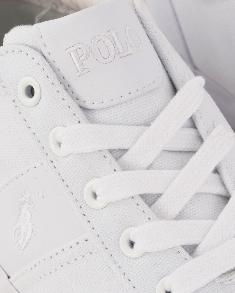 Heren | Polo Ralph Lauren Hanford Sneaker White Canvas | Polo Ralph Lauren | Hanford Sneaker White Canvas