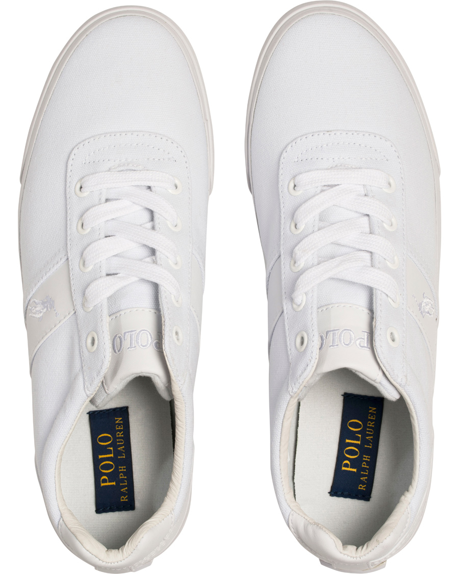 Heren | Polo Ralph Lauren Hanford Sneaker White Canvas | Polo Ralph Lauren | Hanford Sneaker White Canvas