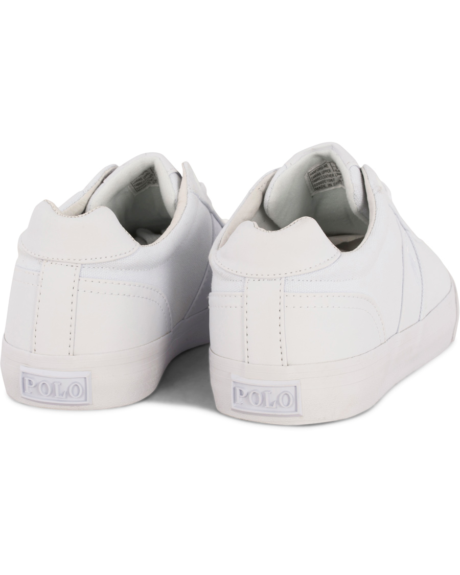Heren | Polo Ralph Lauren Hanford Sneaker White Canvas | Polo Ralph Lauren | Hanford Sneaker White Canvas