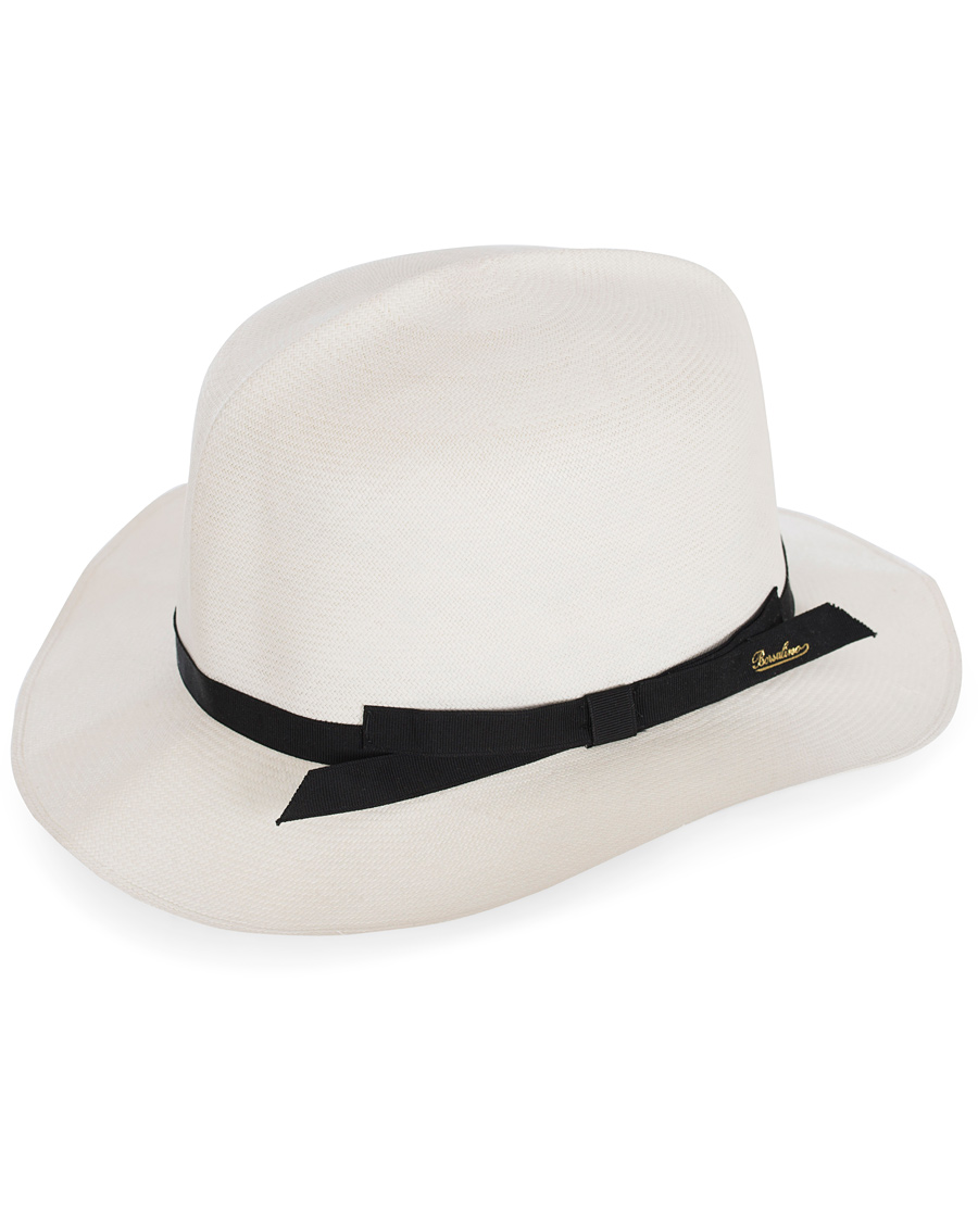 Heren | Borsalino Montechristi Rollable Panama Hat White | Borsalino | Montechristi Rollable Panama Hat White