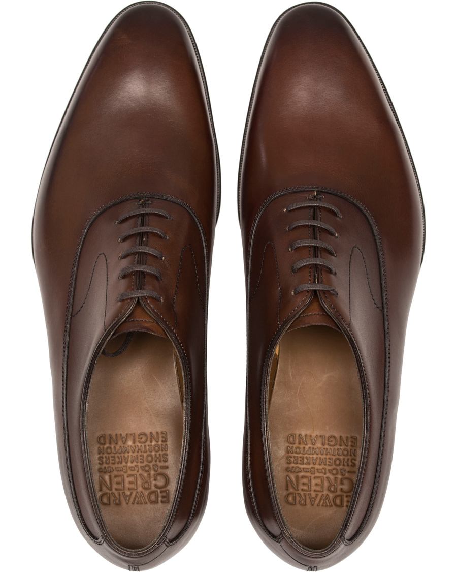 Heren | Edward Green Curzon Oxford Dark Brown Calf | Edward Green | Curzon Oxford Dark Brown Calf