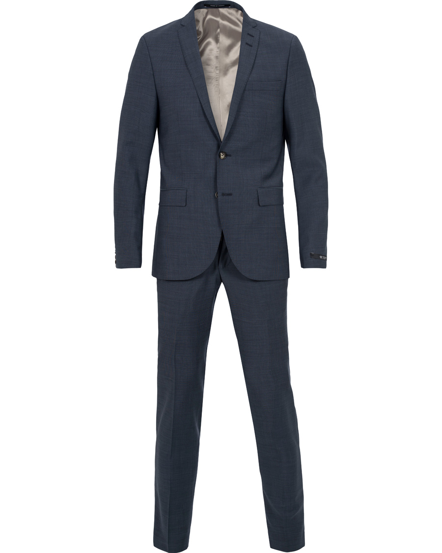 Heren | Pakken | Tiger of Sweden | Harrie Wool Suit Medium Blue