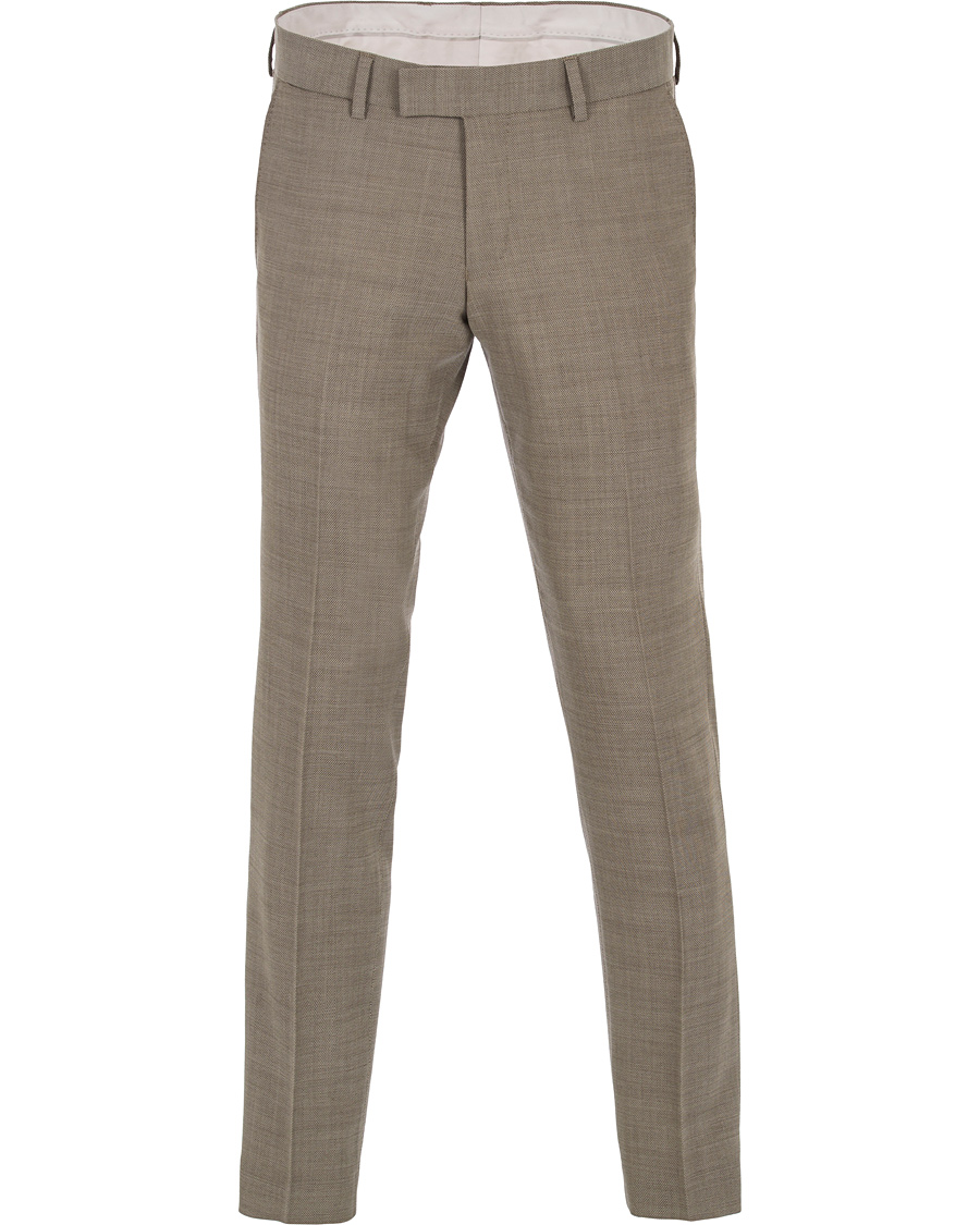 Heren | Broeken | Tiger of Sweden | Main 3 Wool Stretch Trousers Beige