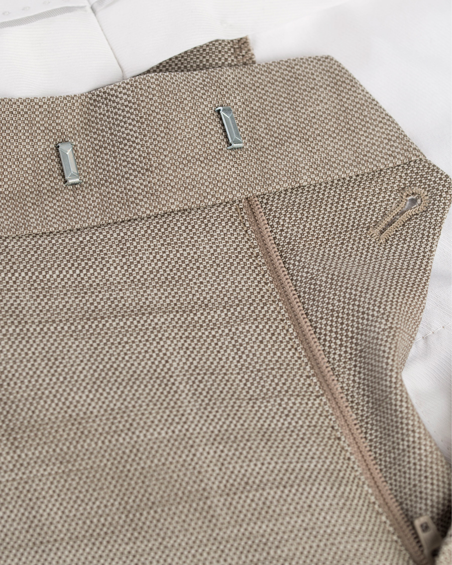Heren | Broeken | Tiger of Sweden | Main 3 Wool Stretch Trousers Beige