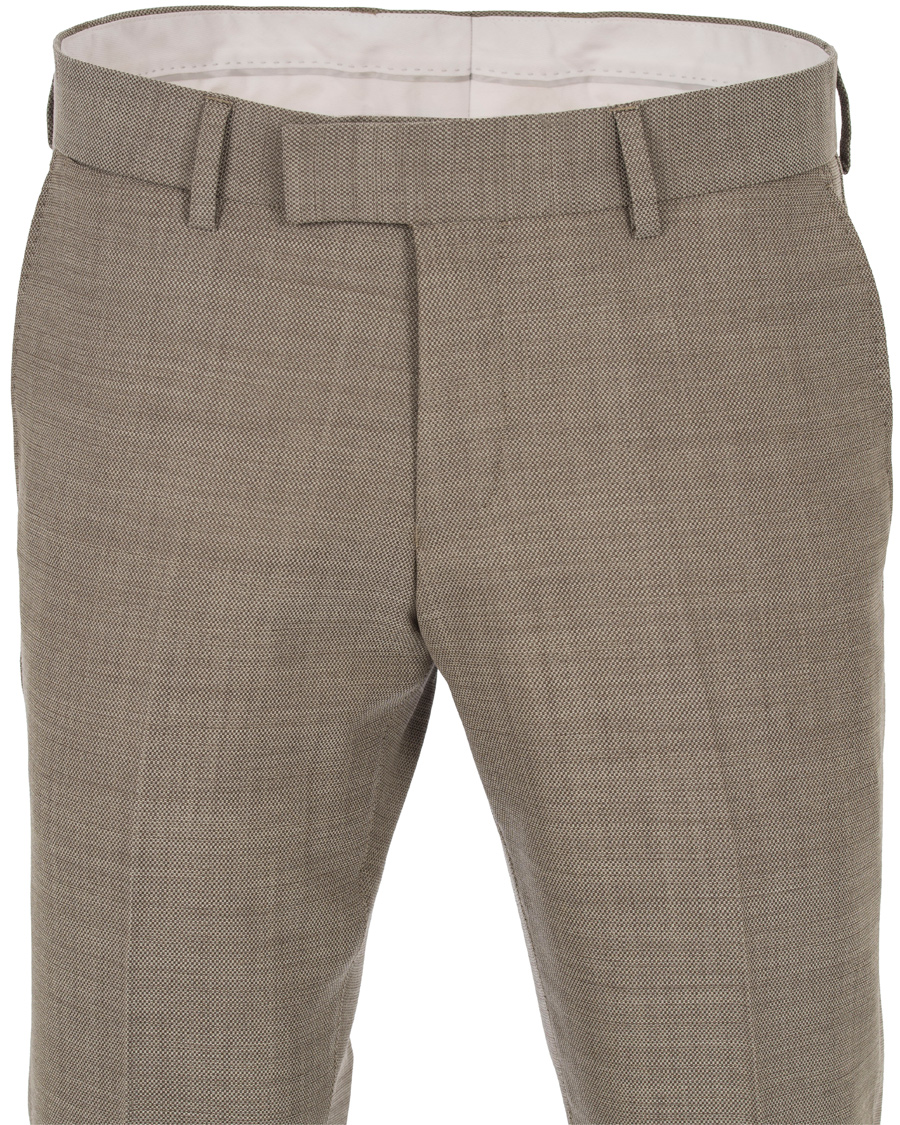 Heren | Broeken | Tiger of Sweden | Main 3 Wool Stretch Trousers Beige