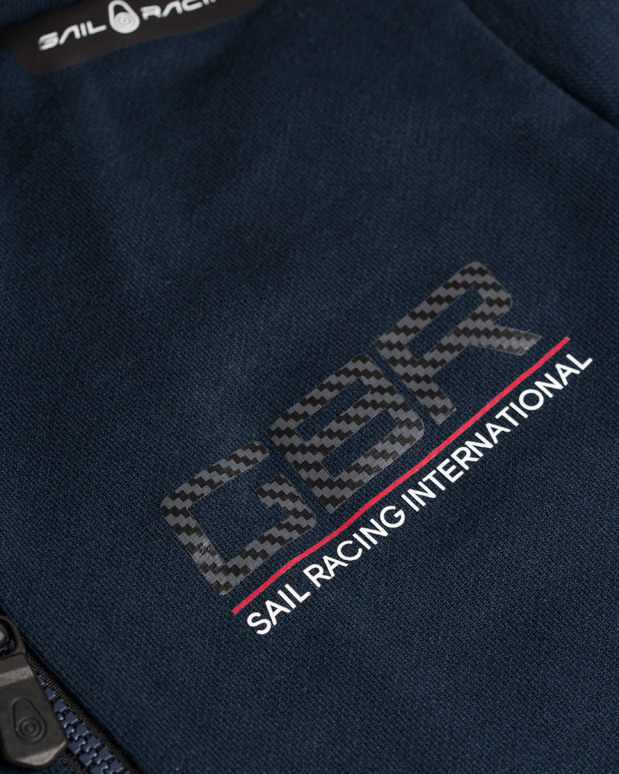 Heren | Truien | Sail Racing | Race International Great Britian Zip Hood Navy