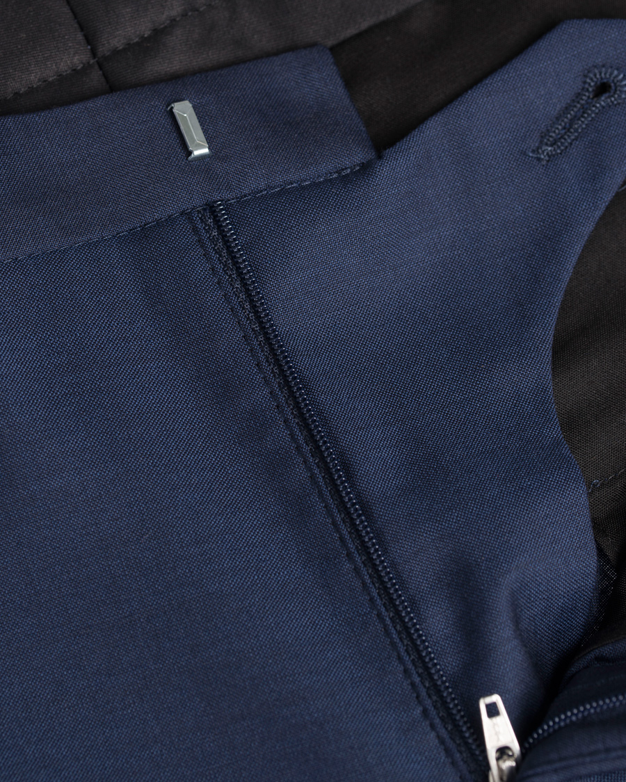 Heren | Broeken | J.Lindeberg | Paulie Dressed Wool Trousers Blueberry