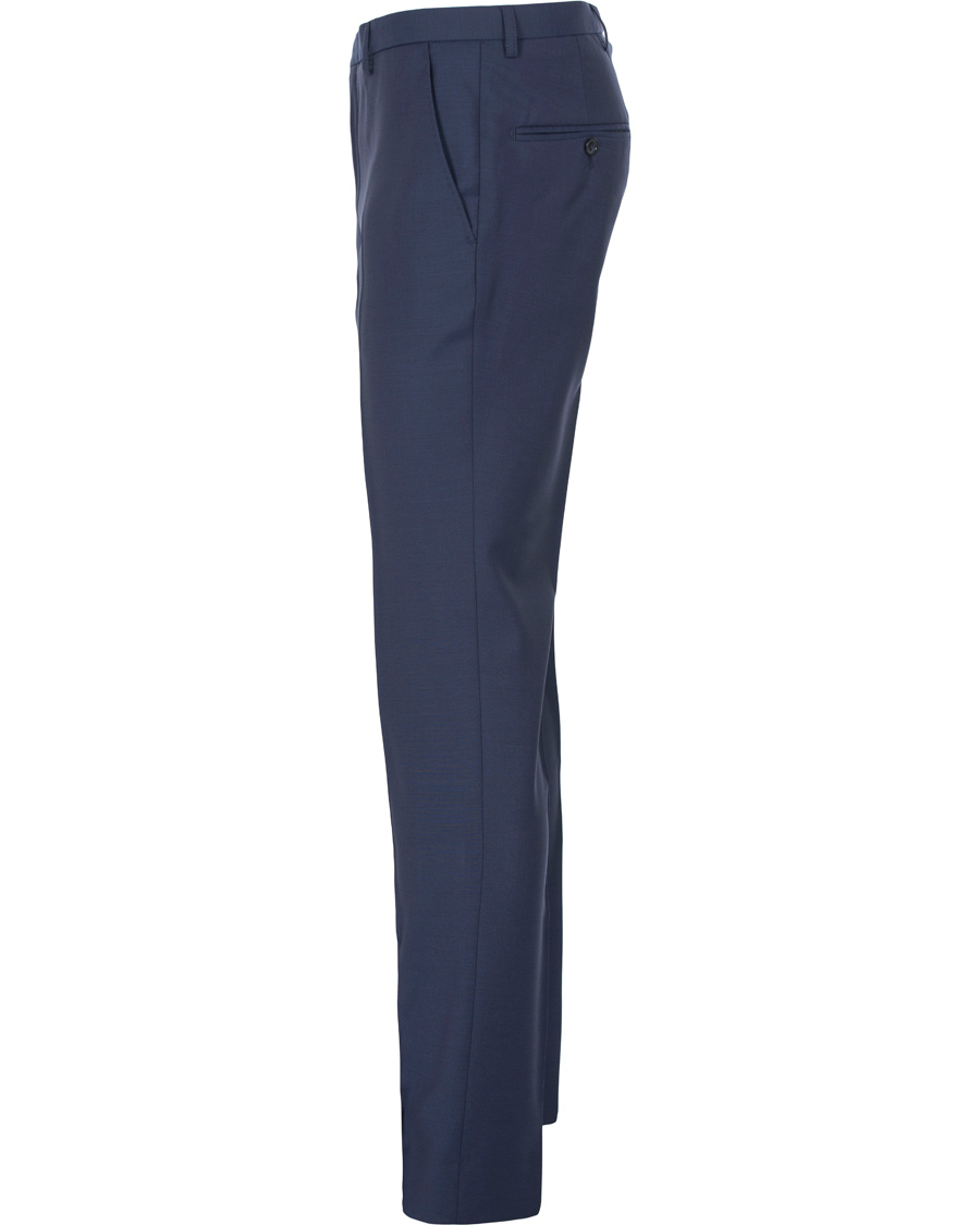 Heren | Broeken | J.Lindeberg | Paulie Dressed Wool Trousers Blueberry