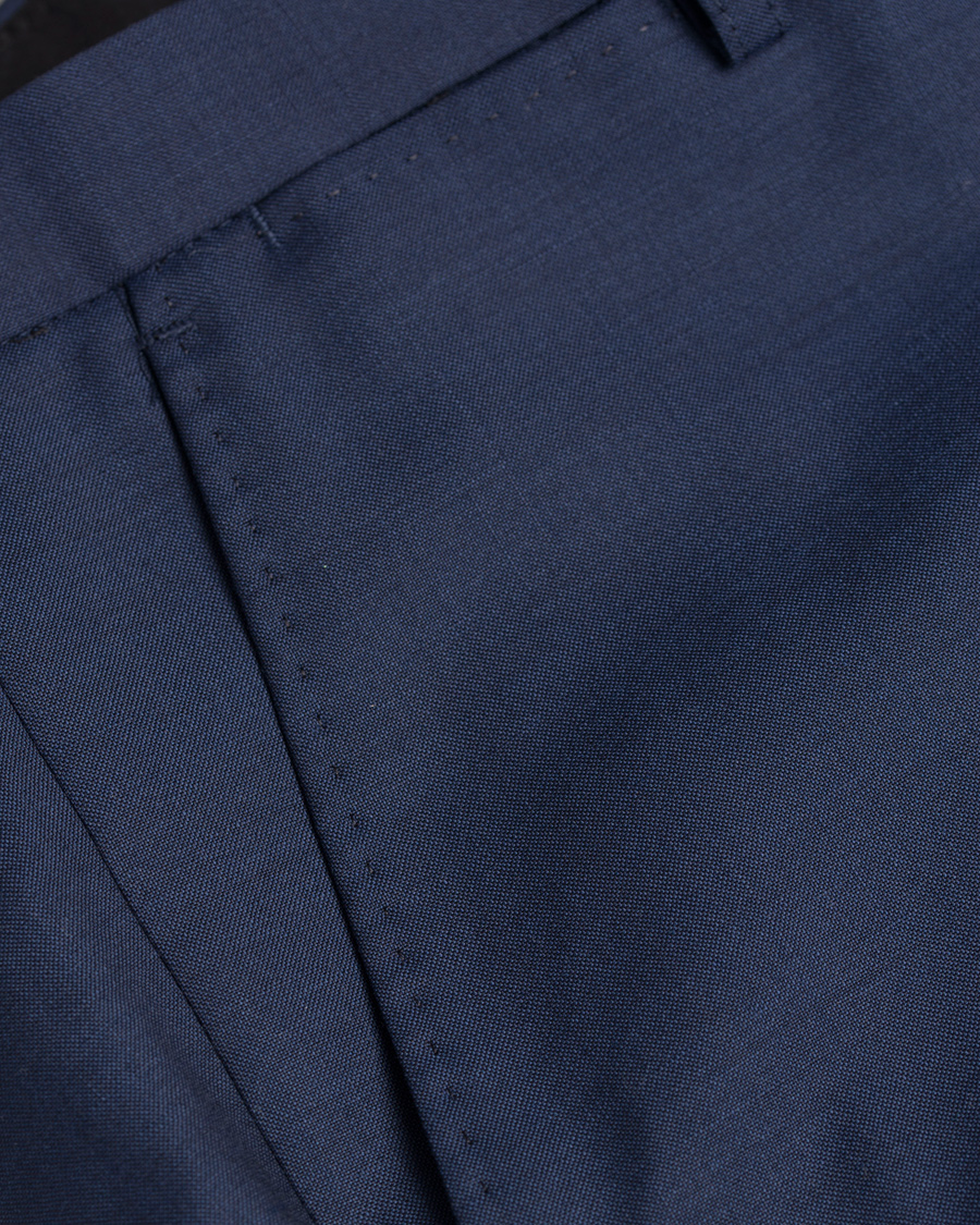 Heren | Broeken | J.Lindeberg | Paulie Dressed Wool Trousers Blueberry