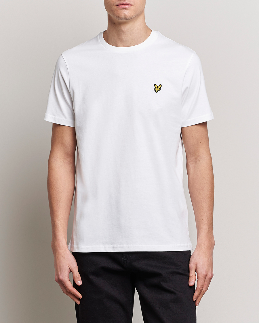 Heren | T-shirts met korte mouwen | Lyle & Scott | Crew Neck Organic Cotton T-Shirt White