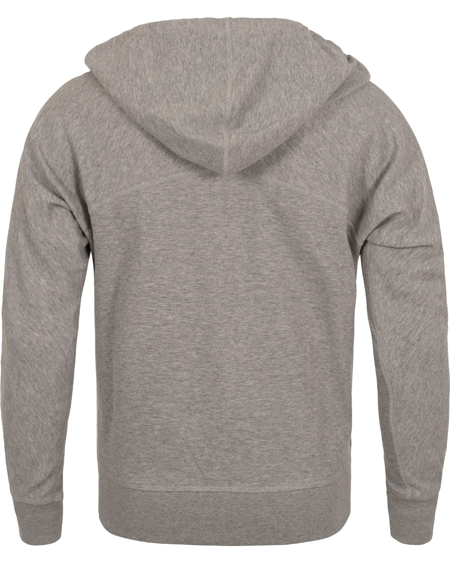 Heren | Truien | GANT Diamond G | Full Zip Hoodie Light Grey Melange
