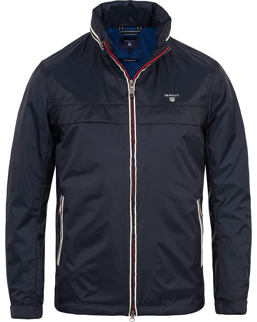 Heren | Jassen | GANT | The Windbreaker Jacket Evening Blue