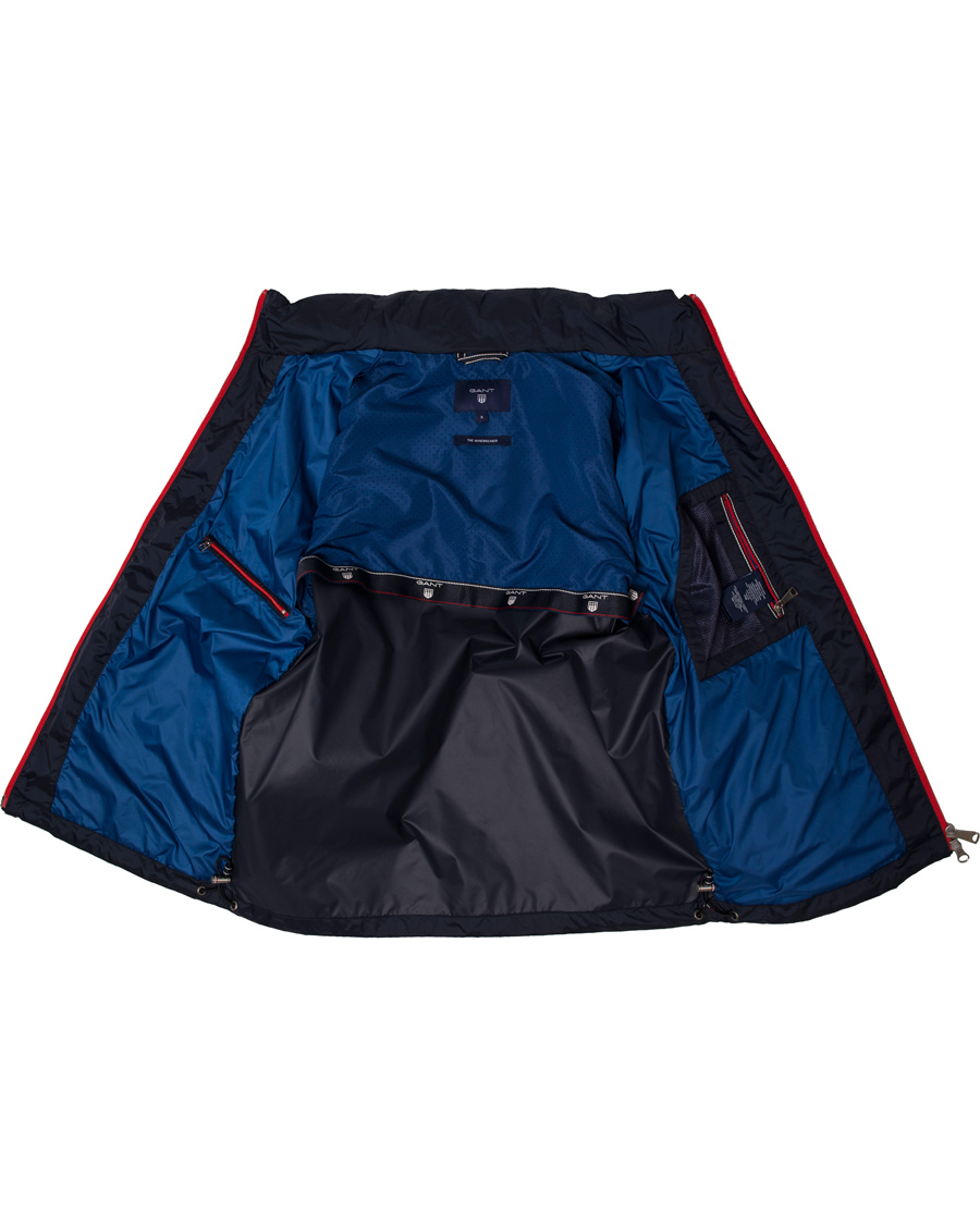 Heren | Jassen | GANT | The Windbreaker Jacket Evening Blue