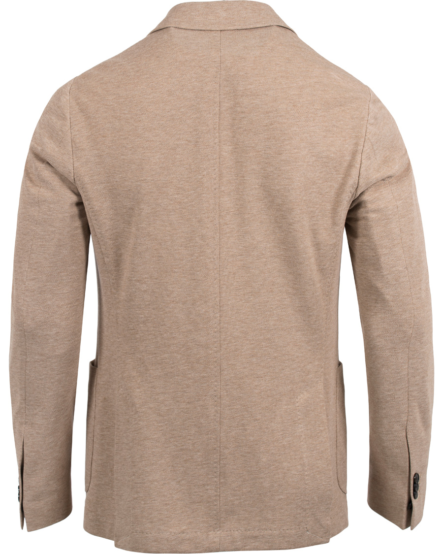 Heren | Blazers | GANT | The Jersey Weekender Fit Blazer Dark Khaki