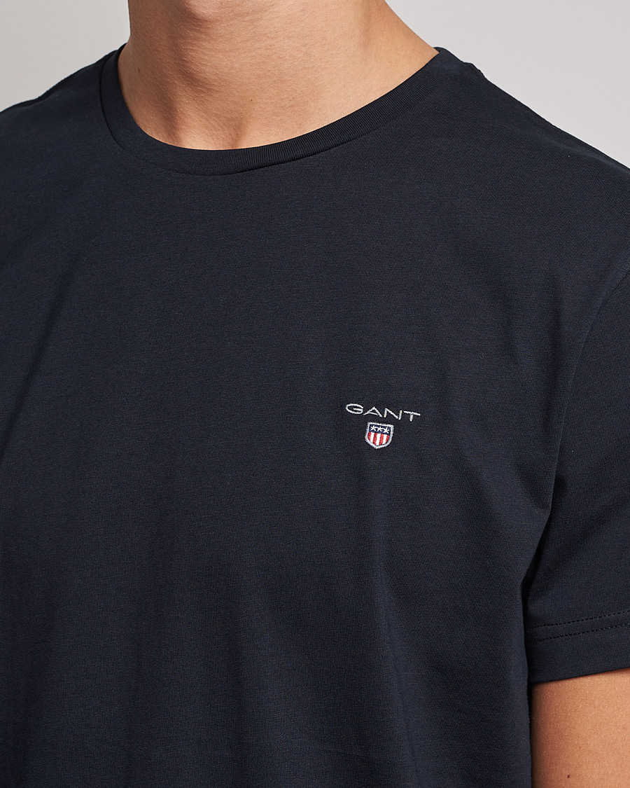 Heren | T-shirts | GANT | The Original Solid Tee Black