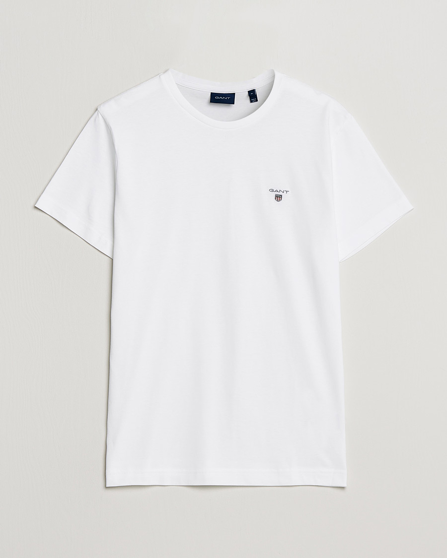 Heren | T-shirts | GANT | The Original Solid Tee White