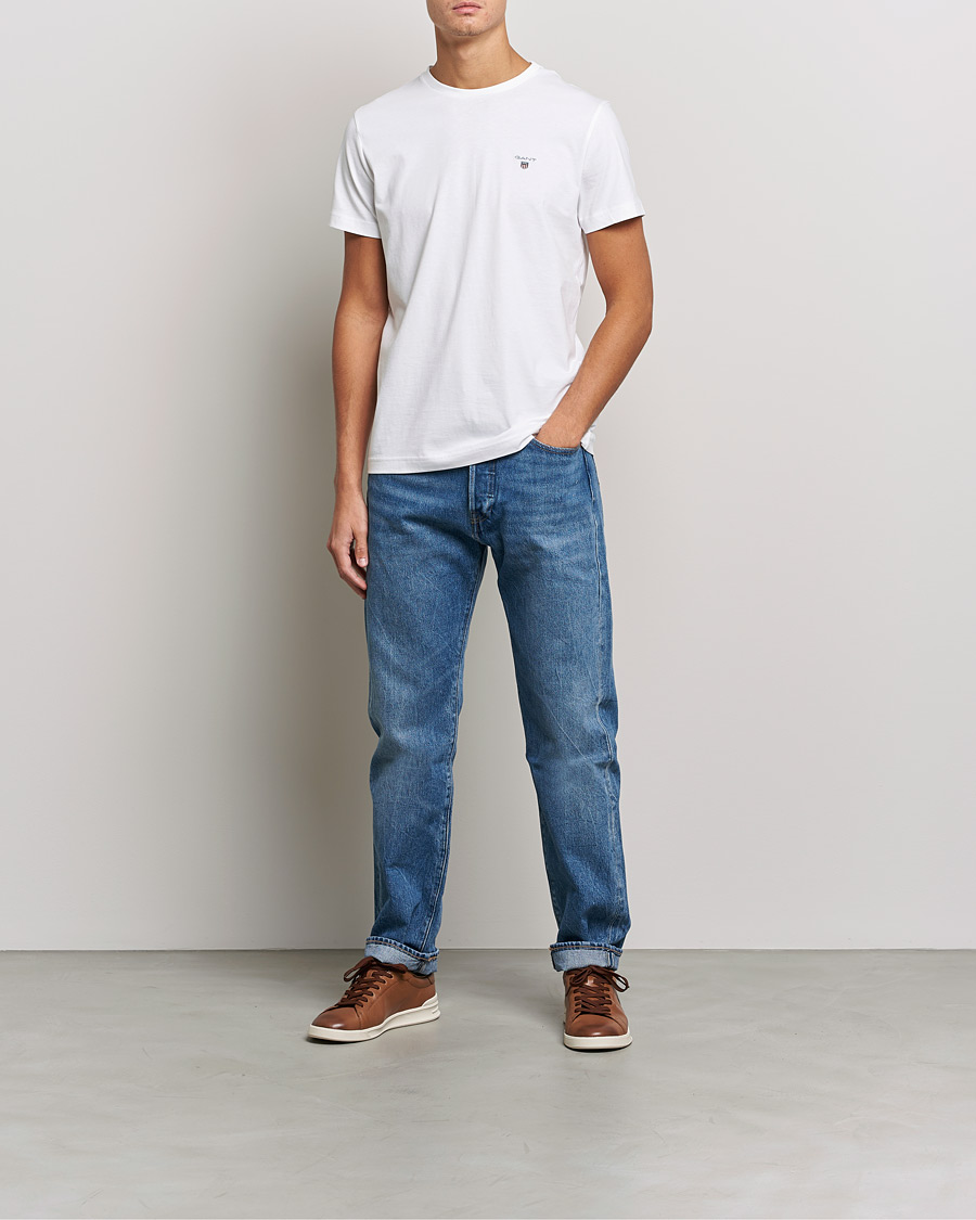 Heren | T-shirts | GANT | The Original Solid Tee White