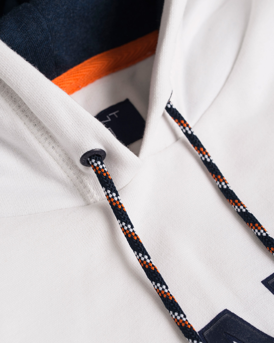 Heren | Truien | GANT | U.S - 49 Hoodie White