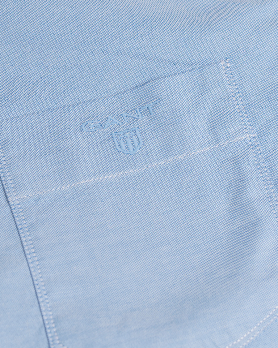 Heren | Overhemden | GANT | Stretch Oxford Fitted Body Shirt Sky Blue