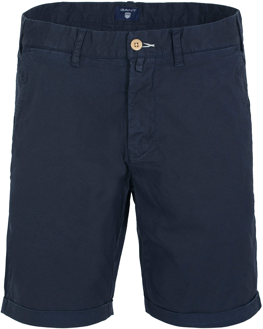 Heren | Korte broek | GANT | Summer Chino Shorts Evening Blue