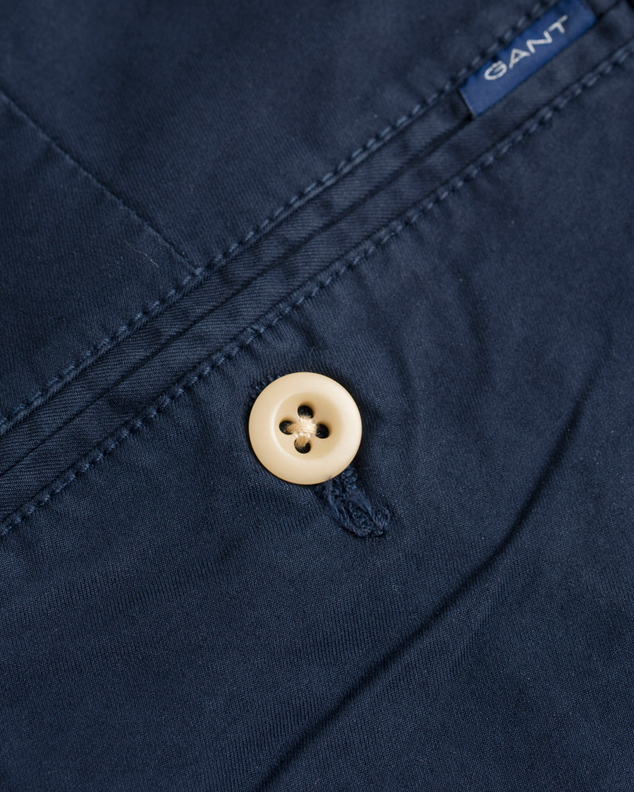 Heren | Korte broek | GANT | Summer Chino Shorts Evening Blue