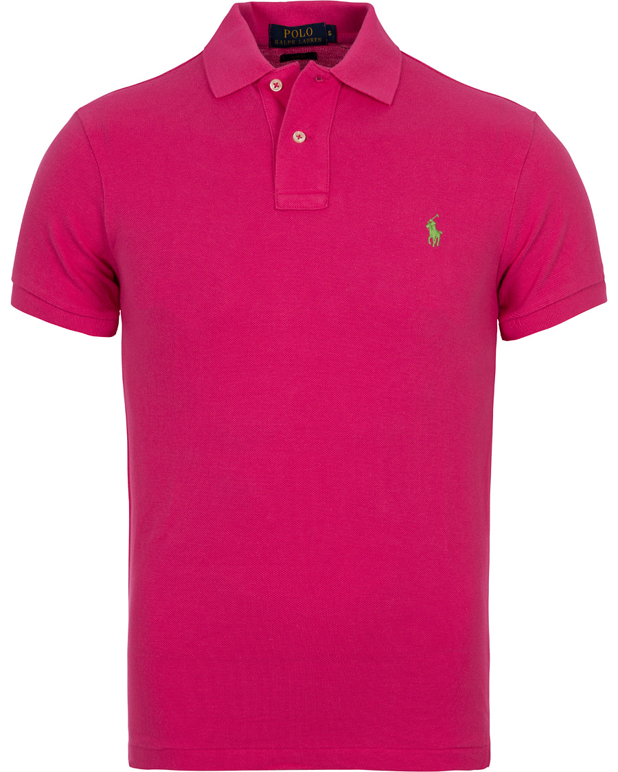 Heren | Polo's | Polo Ralph Lauren | Slim Fit Polo Ultra Pink