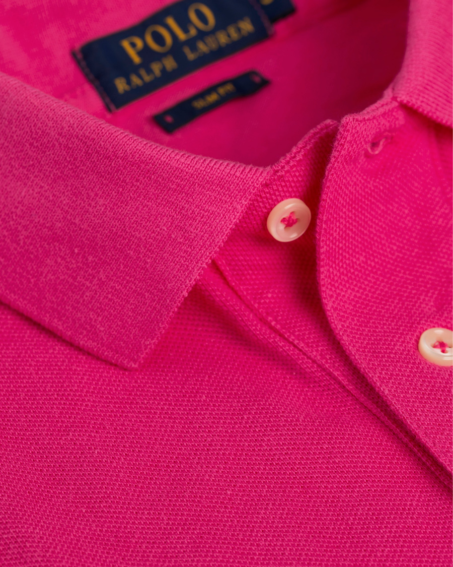 Heren | Polo's | Polo Ralph Lauren | Slim Fit Polo Ultra Pink