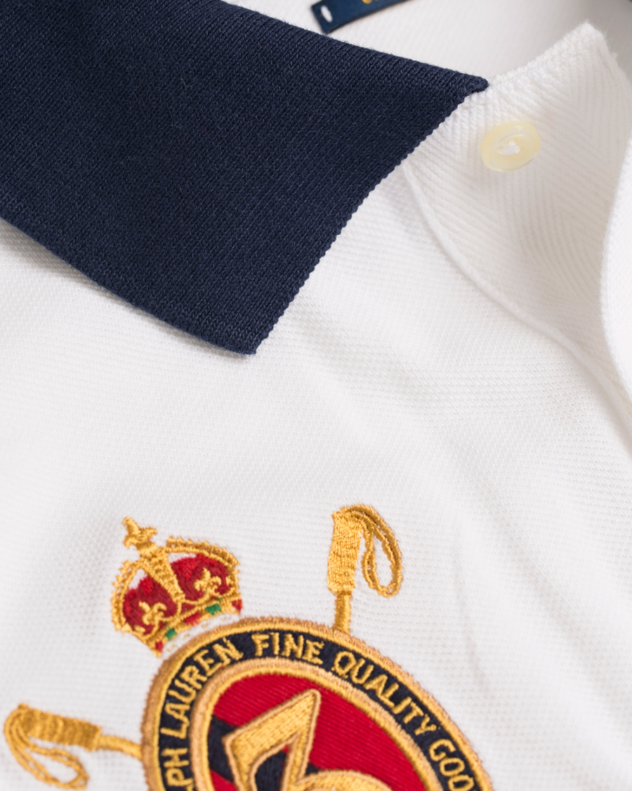 Heren | Polo's | Polo Ralph Lauren | Blackwatch Block Stripe Polo White