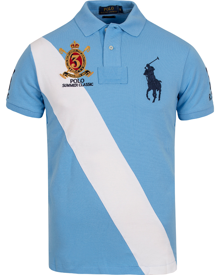 Heren | Polo's | Polo Ralph Lauren | Blackwatch Diagonal Stripe Polo Chatham Blue